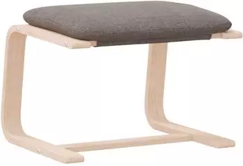 vidaXL Fu&szlig;hocker Taupe 51x41x40cm Stoff (351068)