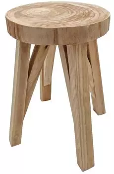 Spetebo Massivholz Hocker natur, 40x28cm (963460)