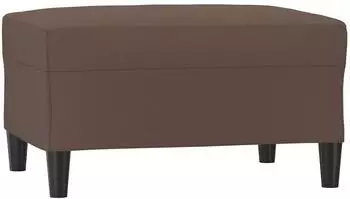 vidaXL Fu&szlig;hocker 70x55x41cm Kunstleder Braun (349313)