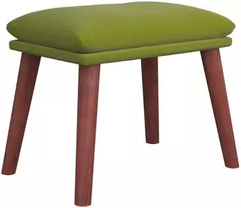 vidaXL Polsterhocker Samt Hellgr&uuml;n 45x29,5x35cm