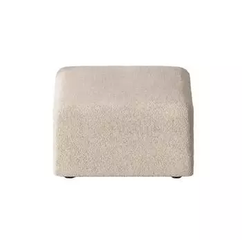 ebuy24 Cubic Pouf Sitzhocker Polyester beige 71x71x42cm (60-300)
