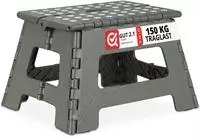 Relaxdays Klapphocker Faltbar, 4er Set, Camping Hocker, Kinder Badhocker, Bis 150 Kg,
