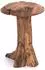 Xtradefactory Baumstamm Hocker Teak 47cm