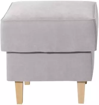 Max Winzer Lorris Hocker Velours, silber (001775000918)