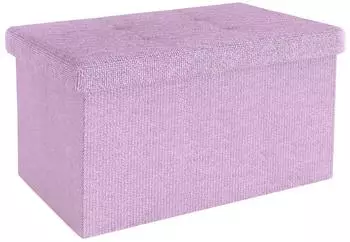 Intirilife Sitzbox faltbar, rosa, Textil, 30x30x49cm (IL-100478)