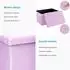 Intirilife Sitzbox faltbar, rosa, Textil, 30x30x49cm (IL-100478)