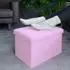 Intirilife Sitzbox faltbar, rosa, Textil, 30x30x49cm (IL-100478)