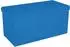 Intirilife Faltbare Sitzbank mit Stauraum, Stoff, ozeanblau, 76x38x38cm (IL-100487)