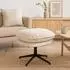 MCW Hocker P32 Chenille-Bezug 370g/m², creme (MCW-P32)