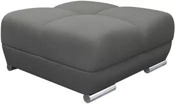 Mirjan24 Polsterhocker Logo, Wellenfeder, 90x90x45cm (Velo 635)