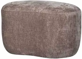 Woood Popular Sitzhocker Chenille taupe, 73x43x51cm