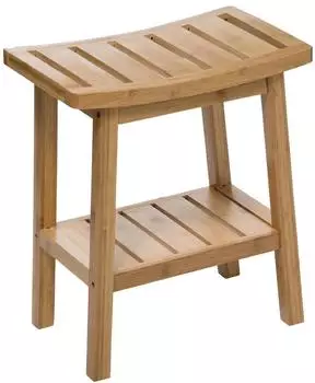 Paris Prix Duschhocker Bambus mit Ablage (FIVE232-174605)