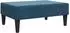 vidaXL Fußhocker blau 77x55x31cm, Samt (379556)