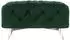 S-Style Möbel Chesterfield Polsterhocker flaschengrüner Samt, Metall, 80x45x80cm