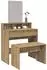 vidaXL Schminkhocker Artisan-Eiche 70x35x45cm Holzwerkstoff