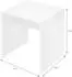 ML-Design Schminktisch-Hocker weiß, Holz, 40x36x41cm