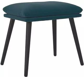 vidaXL Polsterhocker Samt, blau, 45x29,5x35cm (341514)