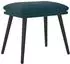 vidaXL Polsterhocker Samt, blau, 45x29,5x35cm (341514)