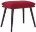 vidaXL Fußhocker Samt weinrot 45x29,5x35cm (341509)