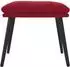 vidaXL Fußhocker Samt weinrot 45x29,5x35cm (341509)