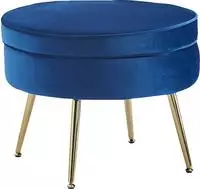 SalesFever Polsterhocker "Calm Gepolsterter Hocker mit Charme" mit hohem...