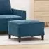 vidaXL Fußhocker blau 60x50x41cm Samt (349302)