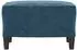 vidaXL Fußhocker blau 60x50x41cm Samt (349302)