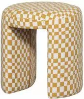 WOOOD Sitzhocker "Charlie kompakte Form, vollst&auml;ndig gepolstertes B 45 x T 45 x H 47