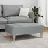 vidaXL Fußhocker Stoff hellgrau 77x55x31cm (4007389)