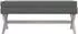 vidaXL Hocker mit Stauraum dunkelgrau 110x45x49cm Stoff (344523)