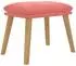 vidaXL Polsterhocker rosa 45x29,5x35 cm, Samt