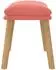 vidaXL Polsterhocker rosa 45x29,5x35 cm, Samt