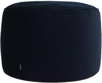 Icon Milano Pouf XL, Pl&uuml;schsamt, mitternachtsblau (ICOFSTRNDVT044)
