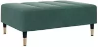 vidaXL Fu&szlig;hocker Dunkelgr&uuml;n 77x55x31 cm Samt