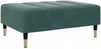 vidaXL Hocker Samt dunkelgrün 77x55x31cm (4007395)