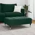 vidaXL Hocker Samt dunkelgrün 77x55x31cm (4007395)