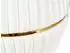 Kayoom Hocker Doric elfenbein/gold, Baumwolle/Acryl, 51,5x53cm