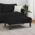 vidaXL Polsterhocker schwarz 77x55x31cm Stoff