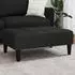 vidaXL Fußhocker Samt schwarz 77x55x31cm (4007369)
