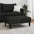 vidaXL Fußhocker Samt schwarz 77x55x31cm (4007369)
