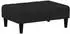 vidaXL Fußhocker Samt schwarz 77x55x31cm (4007369)