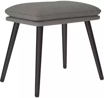 vidaXL Fußhocker hellgrau 45x29,5x35 cm Stoff (341493)