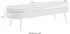 SalesFever Clam Sitzpouf oval, Samt, grün, 142x45x41cm (397268)