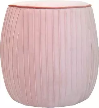 Home Affaire Pouf Hocker Samt, rosa (47972359-0)