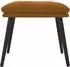 vidaXL Fußhocker braun 45x29,5x35cm Samt (341512)