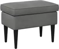 vidaXL Hocker Dunkelgrau 55 x 35 x 41 cm Samt