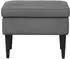 vidaXL Hocker dunkelgrau, Samt, 55x35x41cm (42029989)