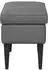 vidaXL Hocker dunkelgrau, Samt, 55x35x41cm (42029989)