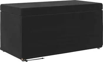 vidaXL Barhocker schwarz, Samt & Holz, 81x41x40cm (876784)