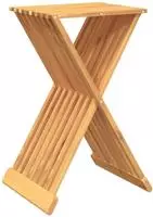 vidaXL Klapphocker 40x32,5x70 cm Massivholz Teak